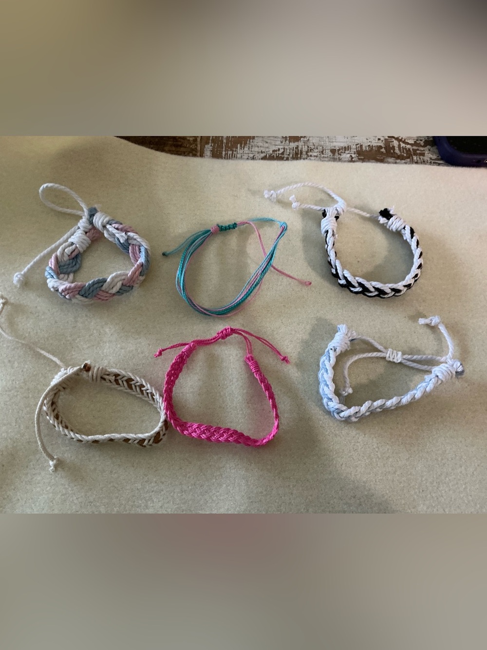 Multi-Color Women’s Braided Friendship Bracelets